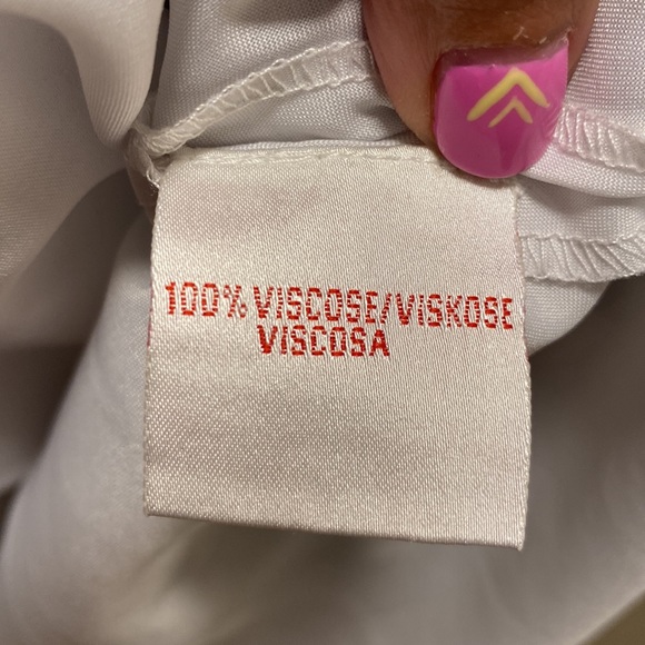 NWT Rene Derby Printed Mid Length Dress - Picture 13 of 13